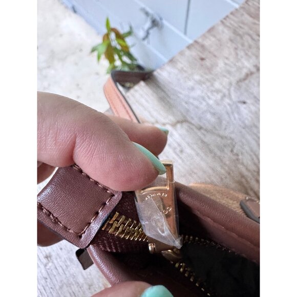 Coach Peanuts Snoopy Woodstock Mini Satchel Crossbody Signature Canvas Bag - Picture 6 of 13